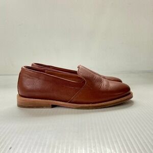 Patina Portland Leather Goods‎ Brown Leather Loafers Womens 6